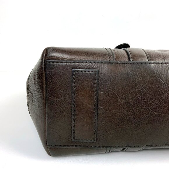 Frye CLAUDE Tote Shopper Business Shoulder Bag Leather Chocolate Brown - Picture 8 of 16